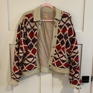 We The Free Multicolor Geometric Jacket
